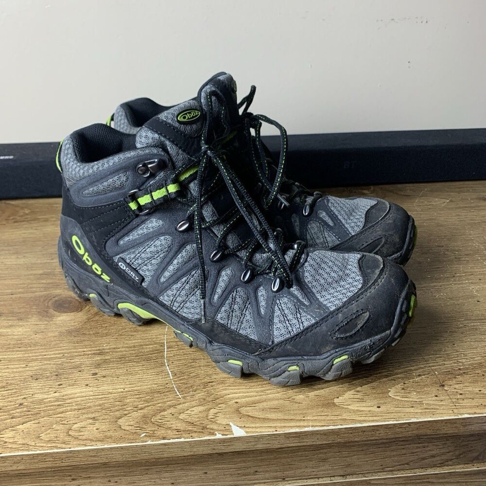 Oboz Boots Traverse Men Size 10.5 Black Mid BDry Waterproof Hiking Backpacking